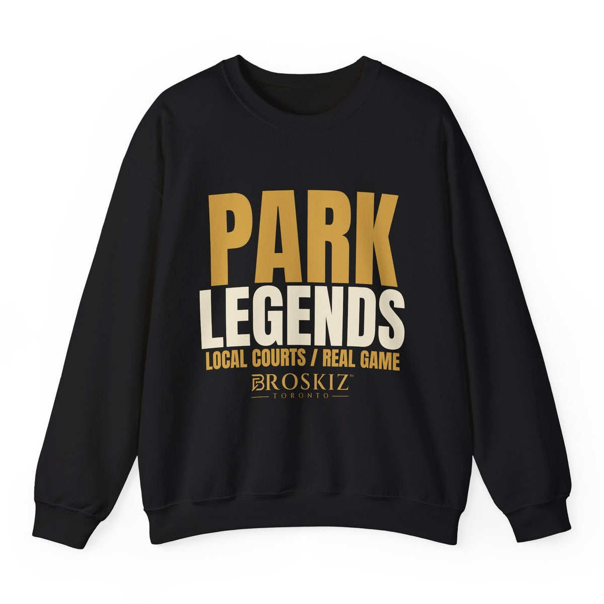 Park Legends Crewneck - Black flat mockup
