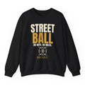 Street Ball Crewneck - Black flat mockup
