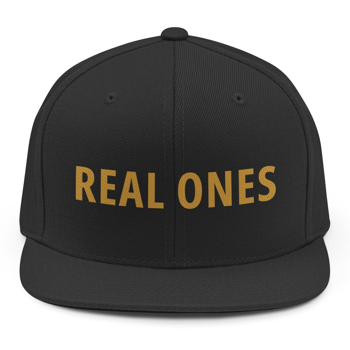 Real Ones Snapback - Black mockup