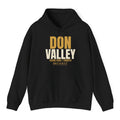 Don Valley Hoodie - Black flat mockup