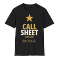 Call Sheet Tee - Black