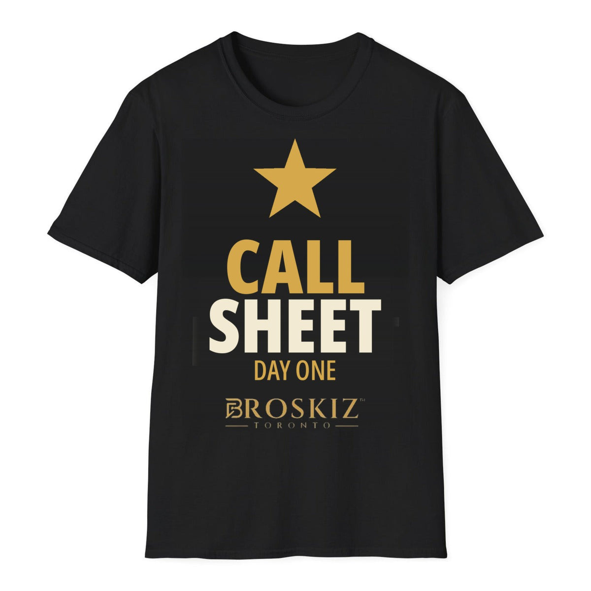 Call Sheet Tee - Black