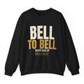 Bell To Bell Crewneck - Black flat mockup