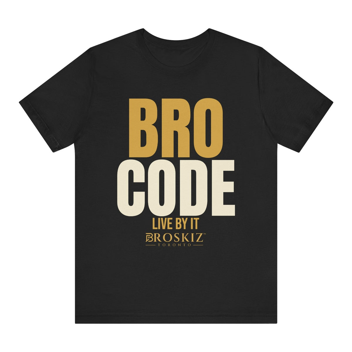 Bro Code Tee - Black flat mockup