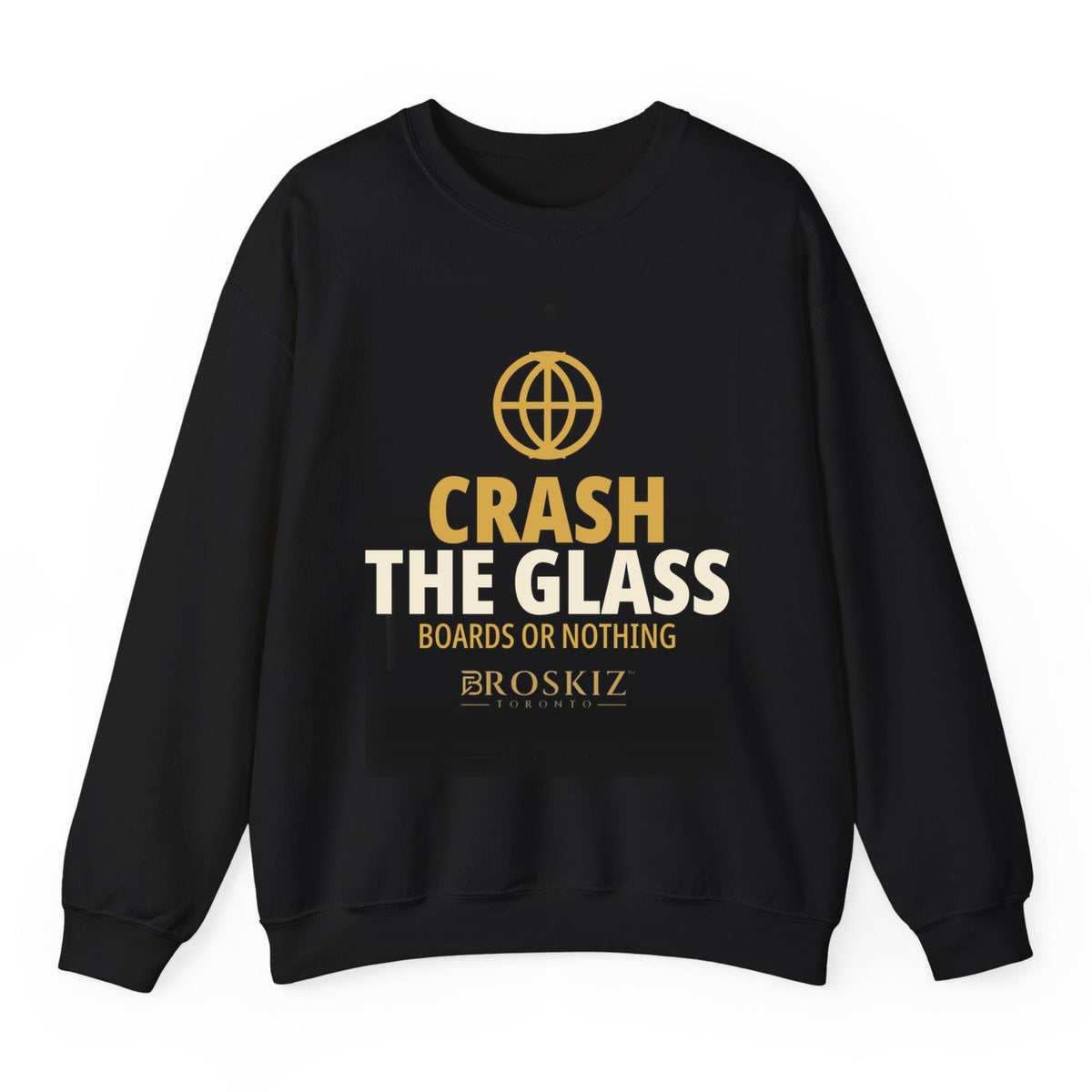 Crash the Glass Crewneck - Black