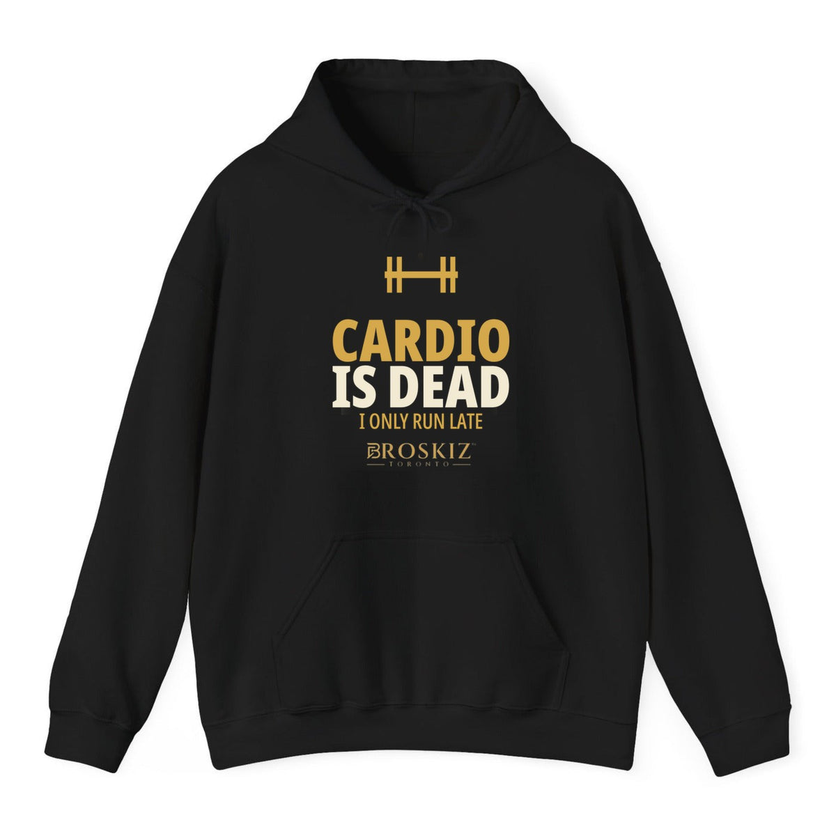 Cardio Is Dead Hoodie - Black