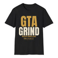 GTA Grind Tee - Black flat mockup