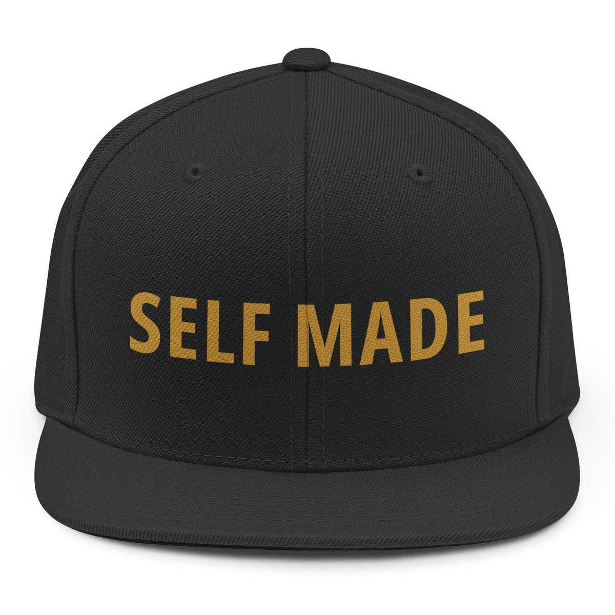 Self Made Snapback - Black mockup