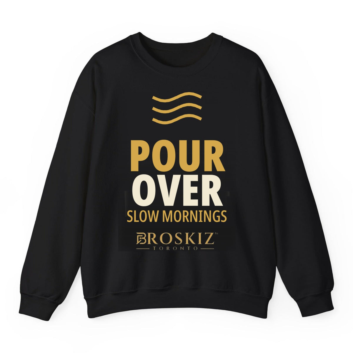 Pour Over Crewneck - Black