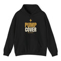 Pump Cover Hoodie - Black flat mockup