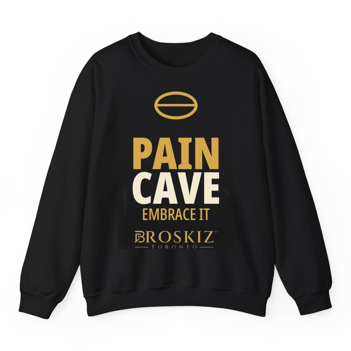 Pain Cave Crewneck - Black