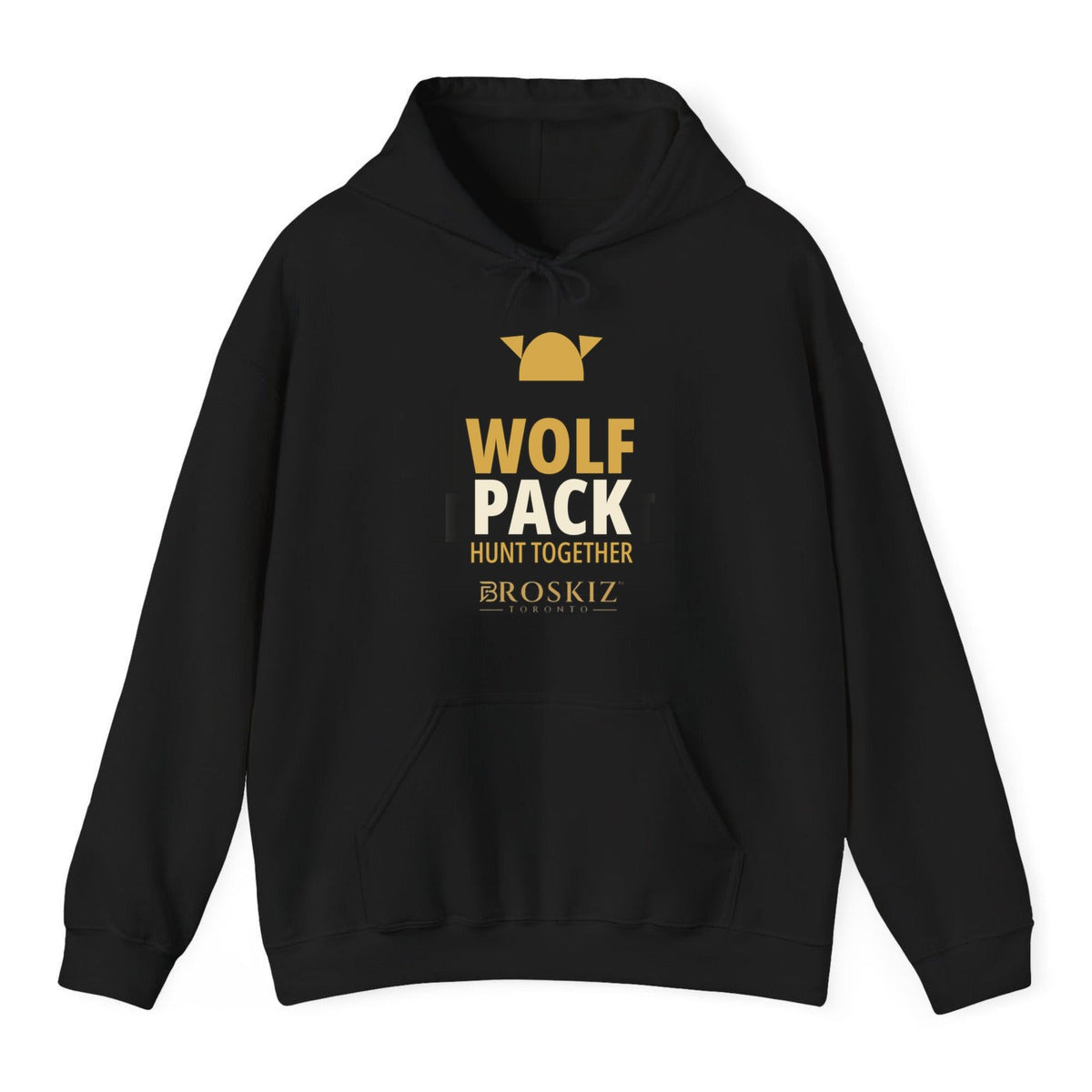 Wolf Pack Hoodie - Black
