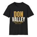 Don Valley Tee - Black flat mockup