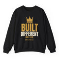 Built Different Crewneck - Black flat mockup