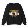 Etobicoke Crewneck - Black flat mockup