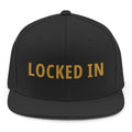 Locked In Snapback - Black mockup
