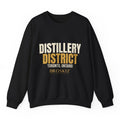 Distillery District Crewneck - Black flat mockup
