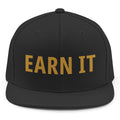 Earn It Snapback - Black mockup