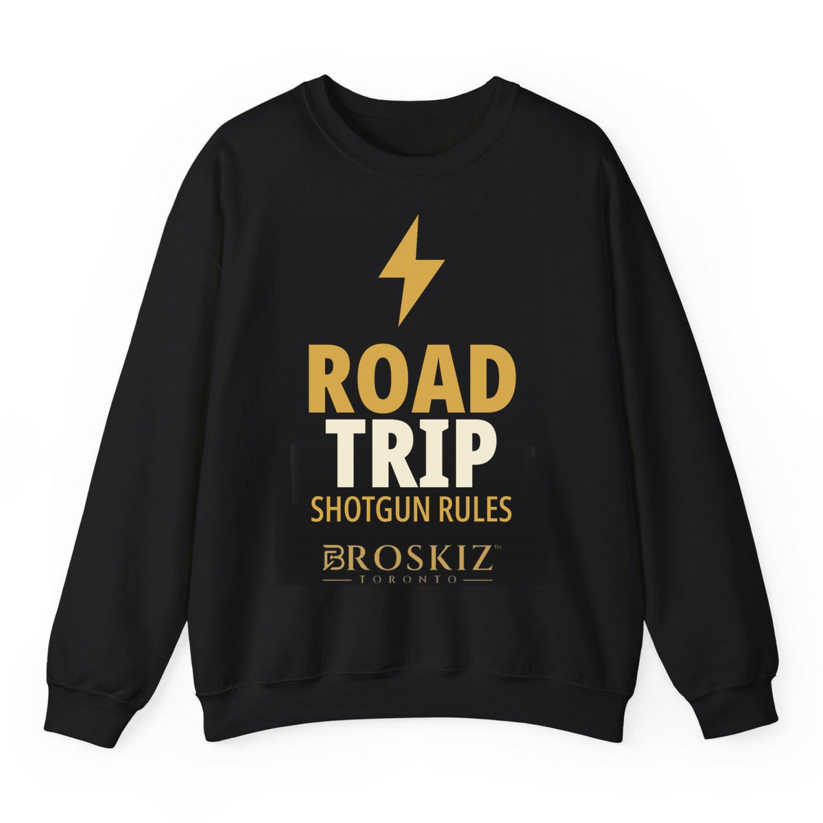 Road Trip Crewneck - Black