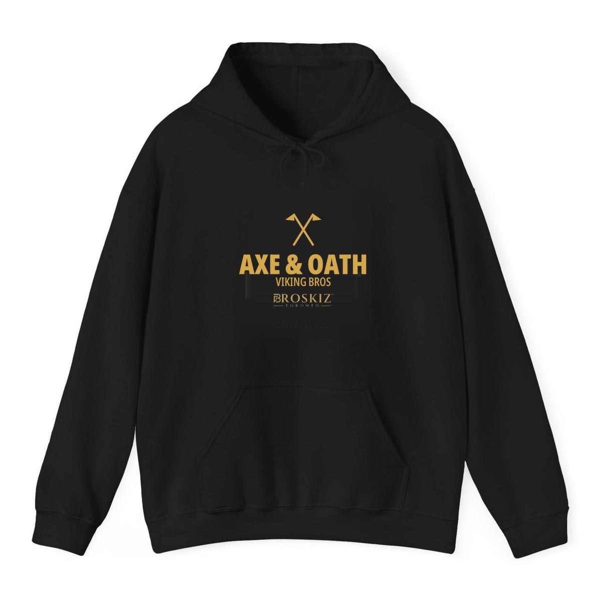 Axe and Oath Hoodie - Black