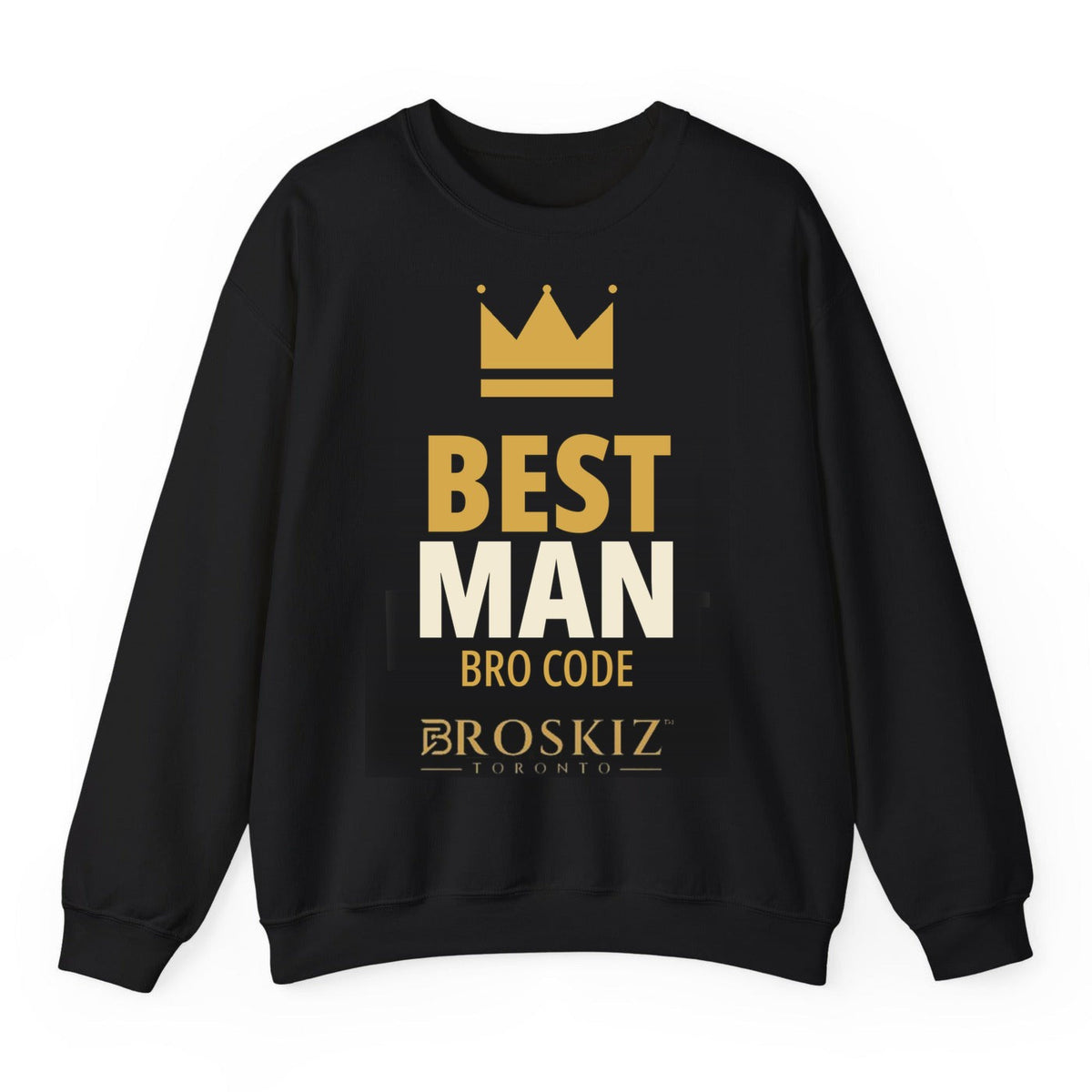 Best Man Crewneck - Black