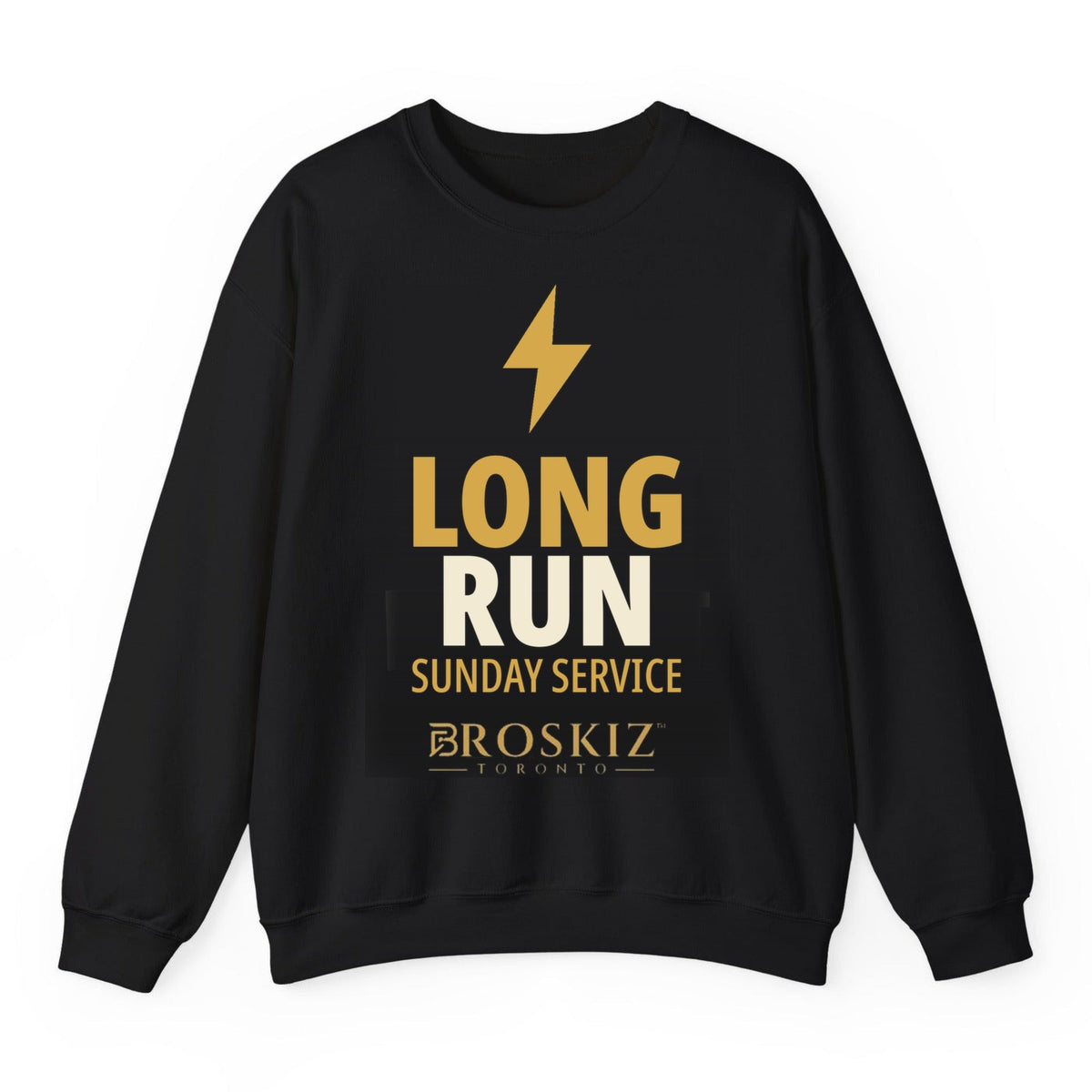 Long Run Crewneck - Black