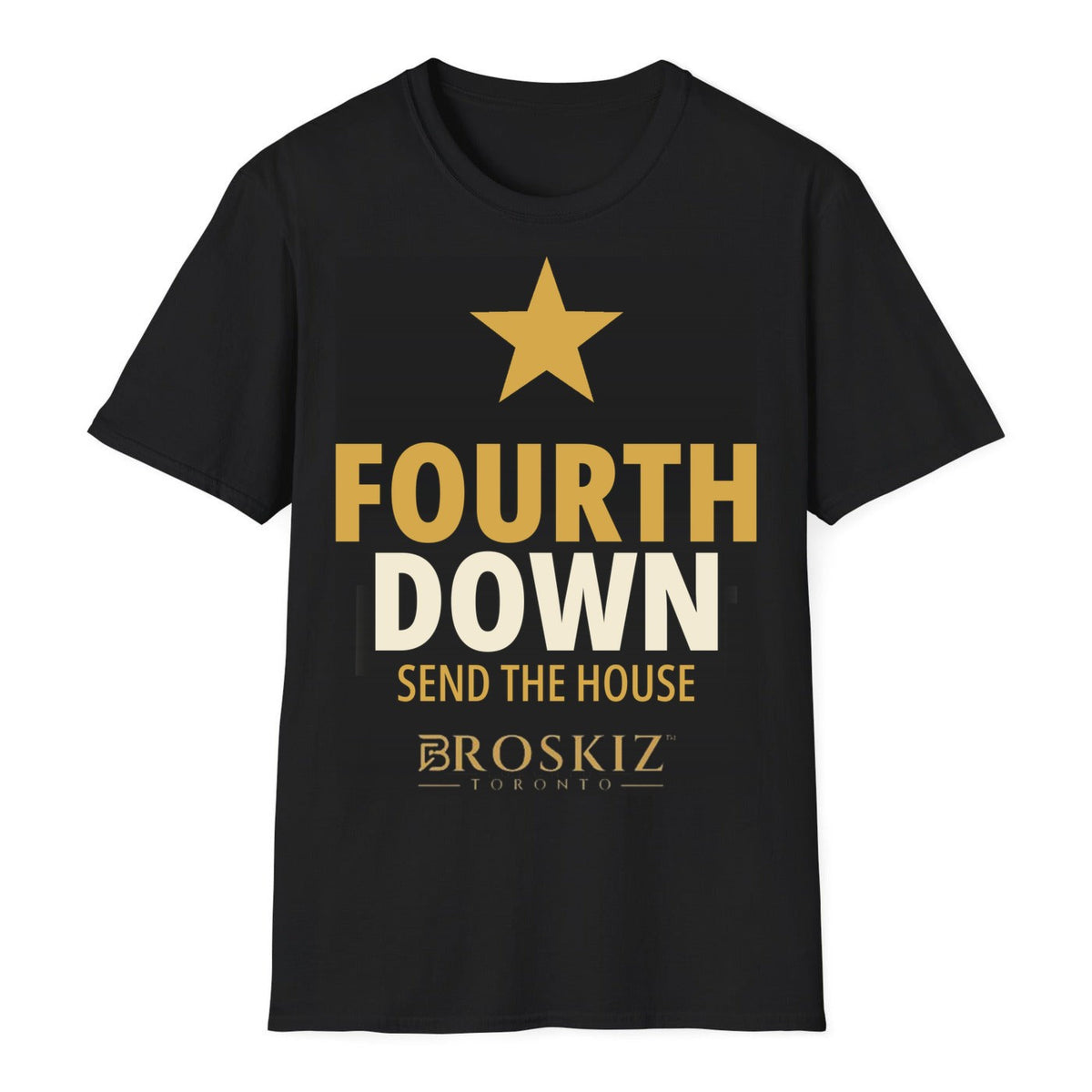 Fourth Down Tee - Black