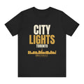 City Lights Tee - Black flat mockup