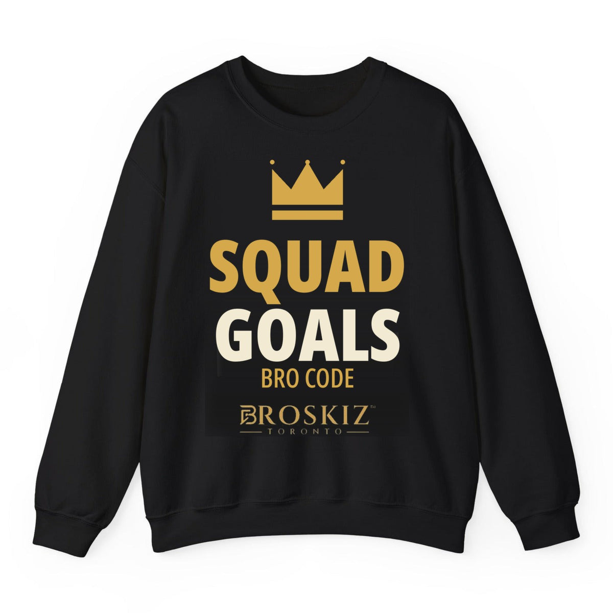 Squad Goals Crewneck - Black