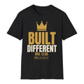 Built Different Tee - Black flat mockup