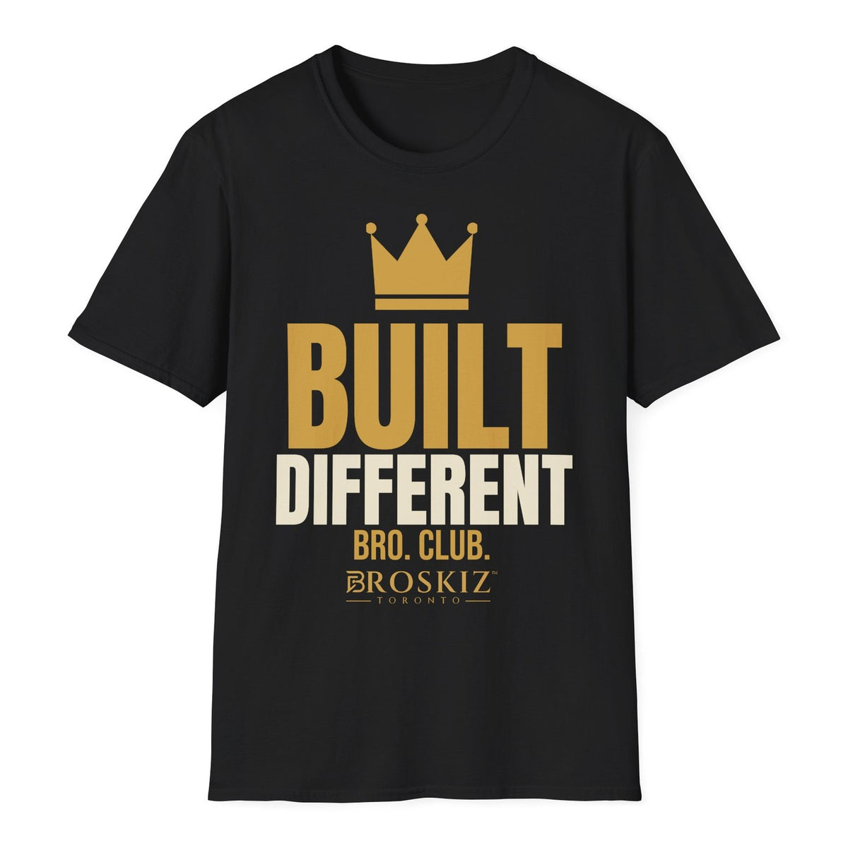Built Different Tee - Black flat mockup