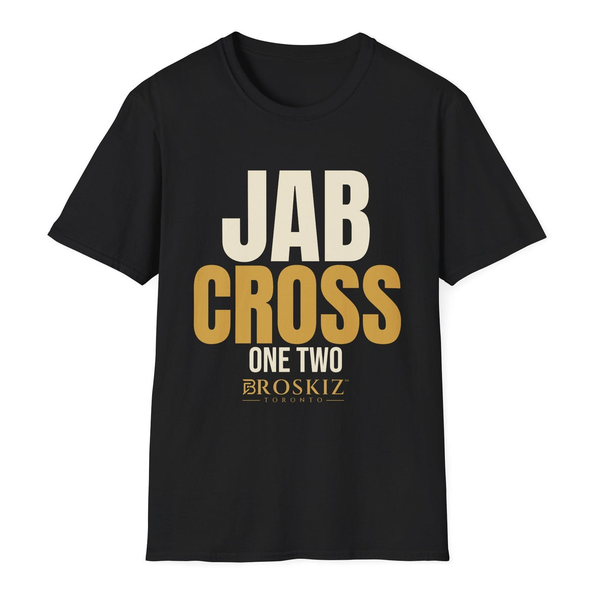 Jab Cross Tee - Black flat mockup