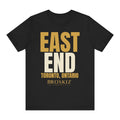 East End Tee - Black flat mockup
