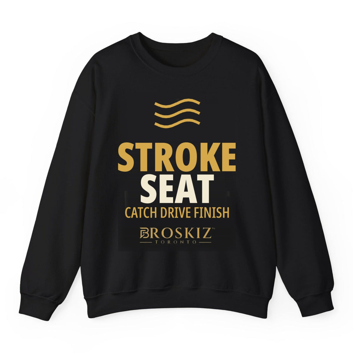 Stroke Seat Crewneck - Black