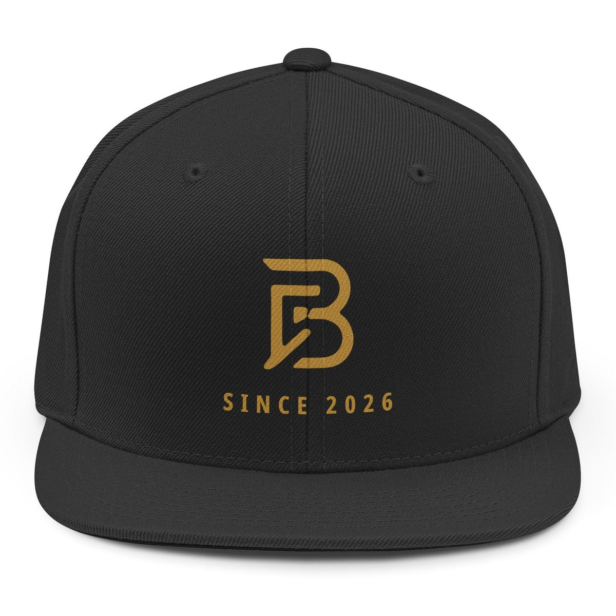 B Since 2026 Snapback - Black mockup