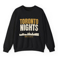 Toronto Nights Crewneck - Black flat mockup