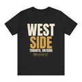 West Side Tee - Black flat mockup