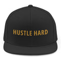 Hustle Hard Snapback - Black mockup
