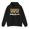 Skyline Crest Hoodie - Black flat mockup