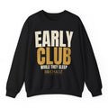 Early Club Crewneck - Black flat mockup