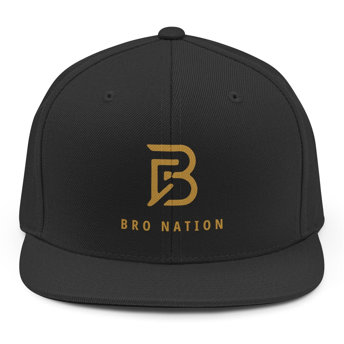 B Bro Nation Snapback - Black mockup
