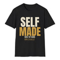 Self Made Tee - Black flat mockup