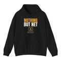Nothing But Net Hoodie - Black flat mockup