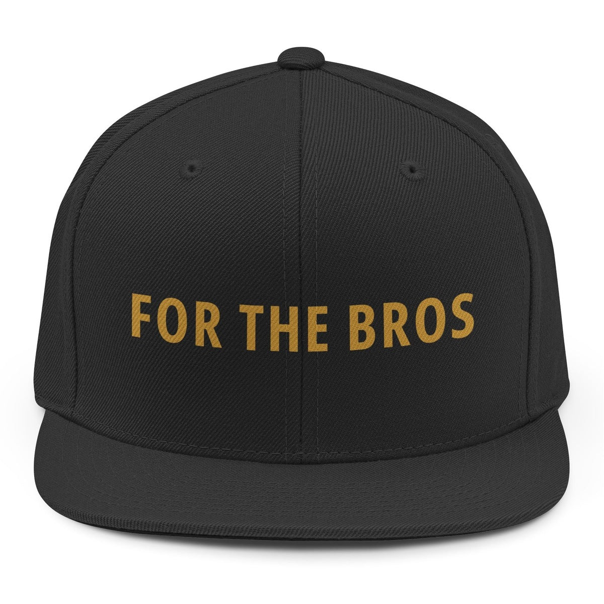 For The Bros Snapback - Black mockup