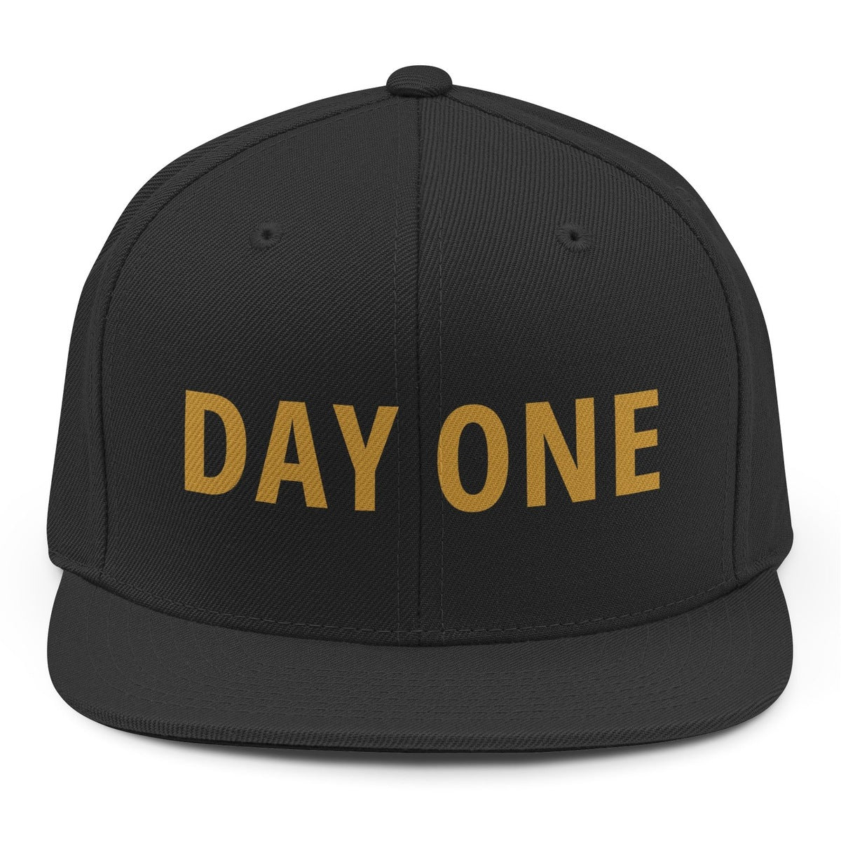 Day One Snapback - Black mockup