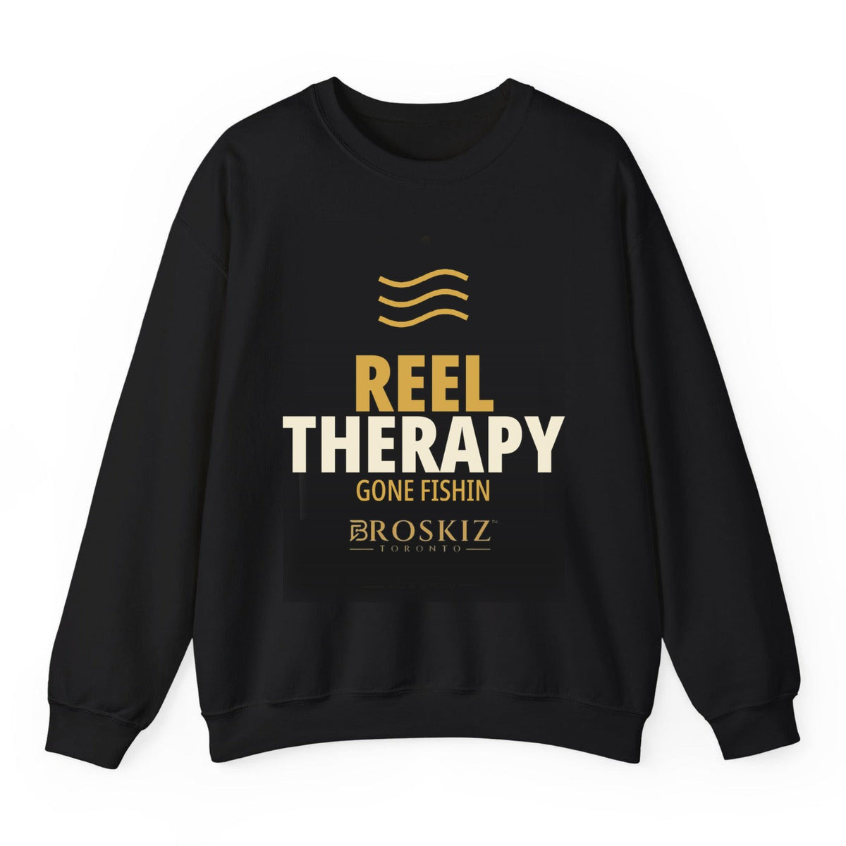 Reel Therapy Crewneck - Black