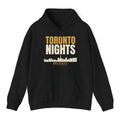 Toronto Nights Hoodie - Black flat mockup