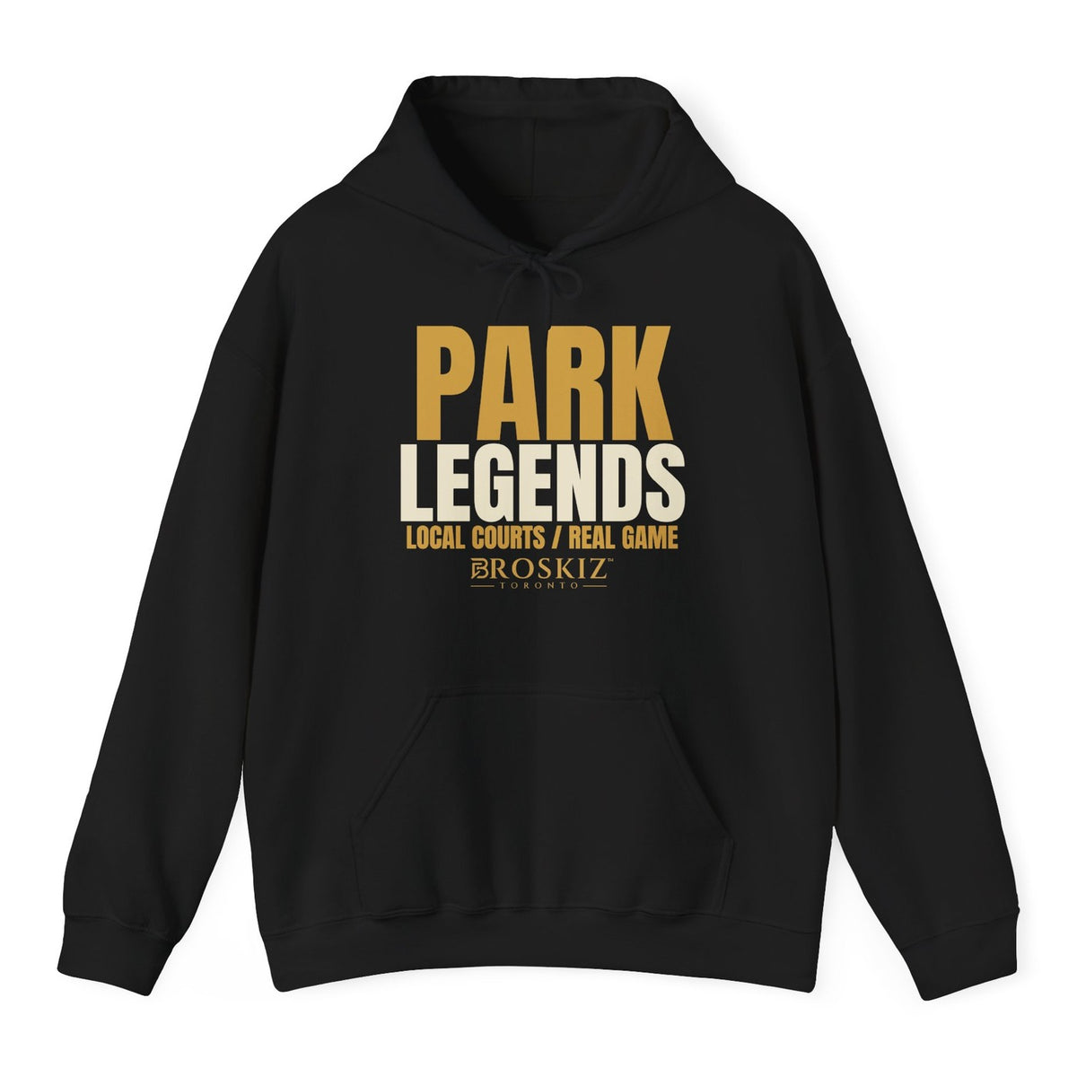 Park Legends Hoodie - Black flat mockup