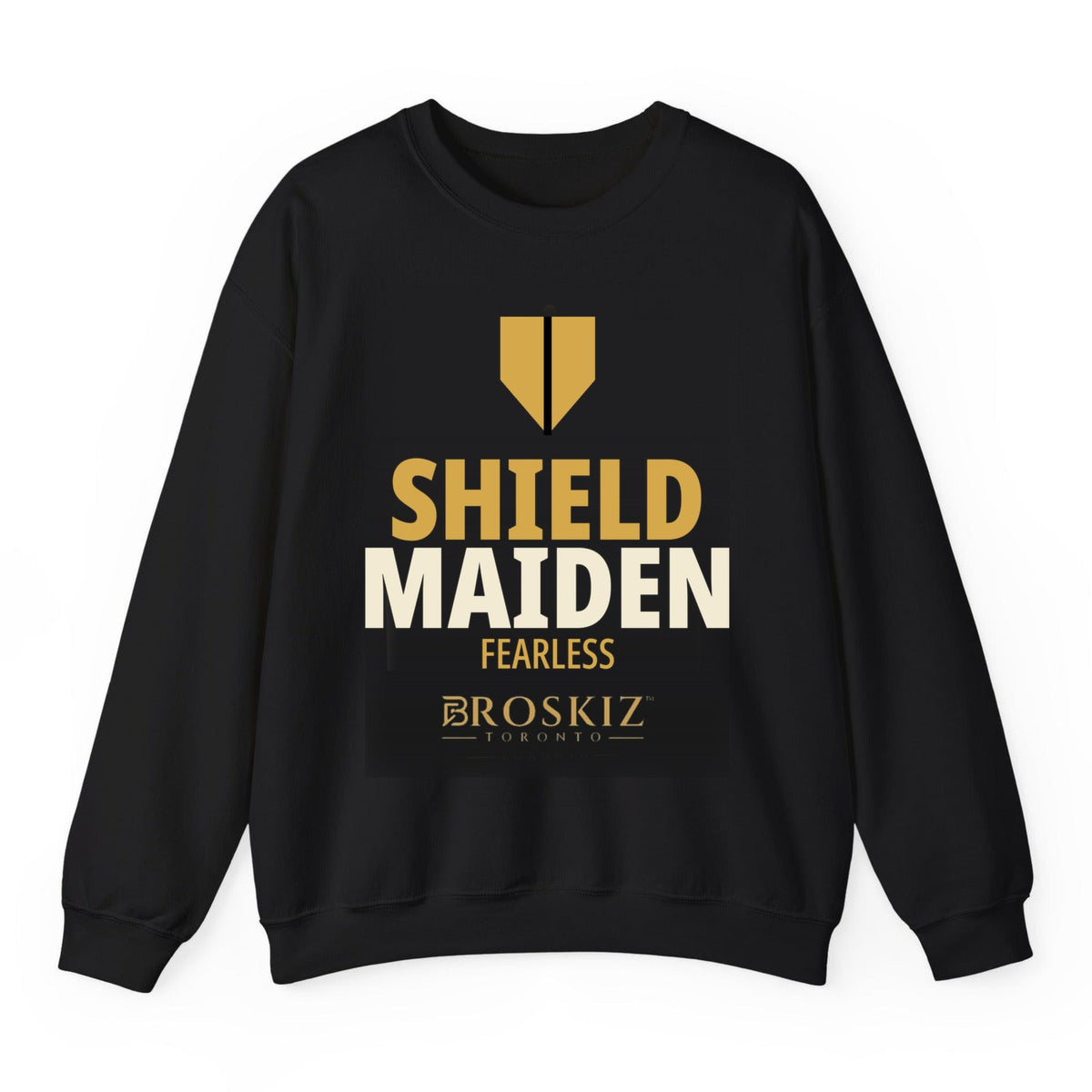Shield Maiden Crewneck - Black