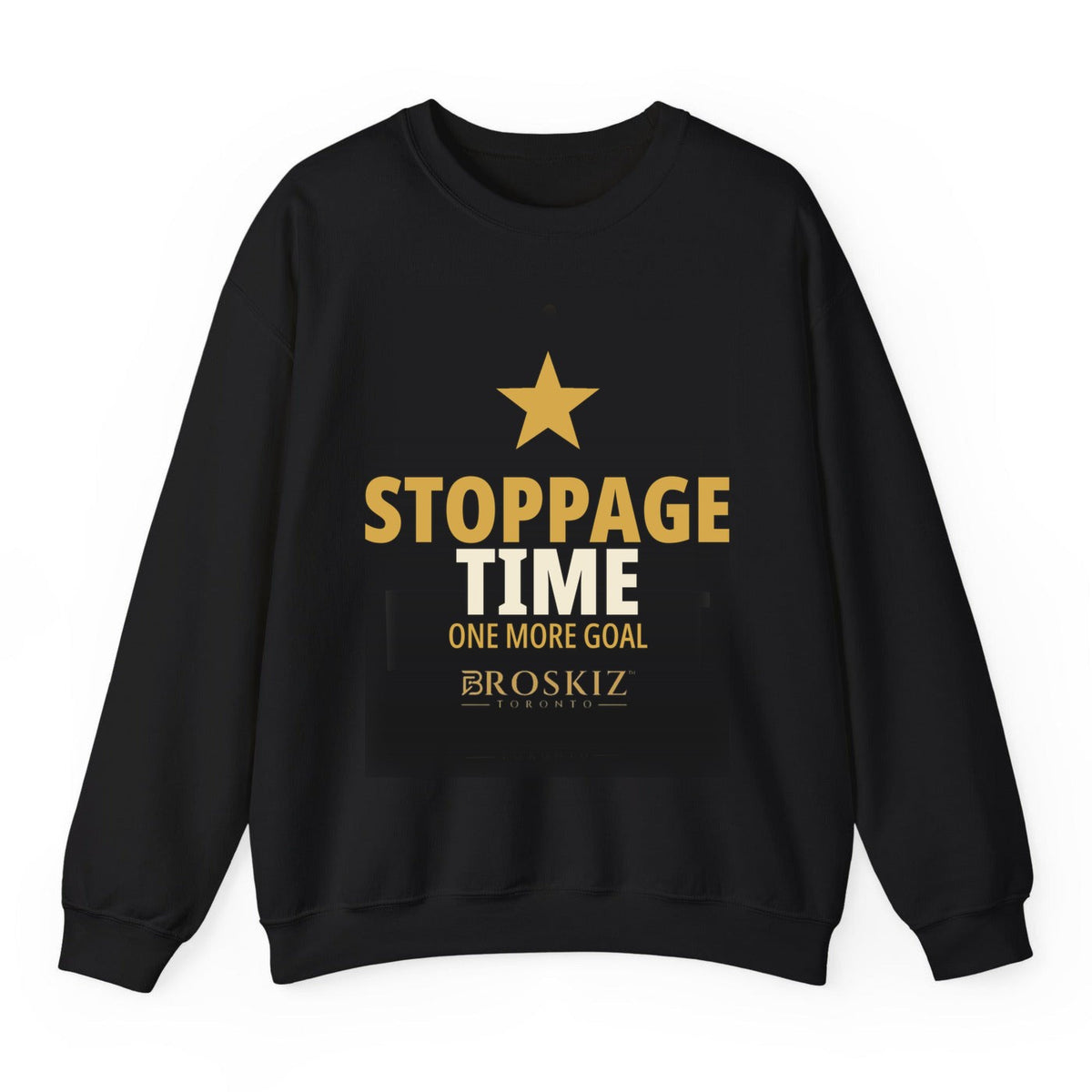 Stoppage Time Crewneck - Black